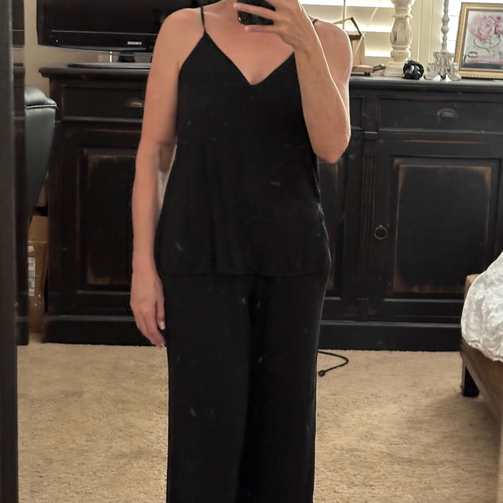 Black Victoria's Secret PJ Set - SZ. M